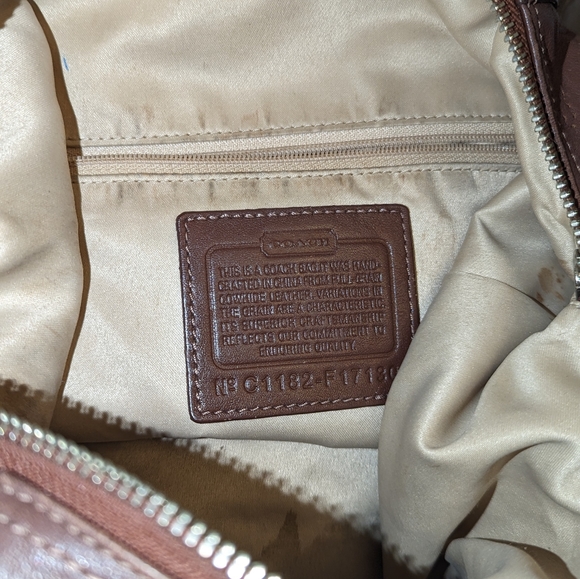 Beautiful Brown Leather Coach Bag - Picture 9 of 9